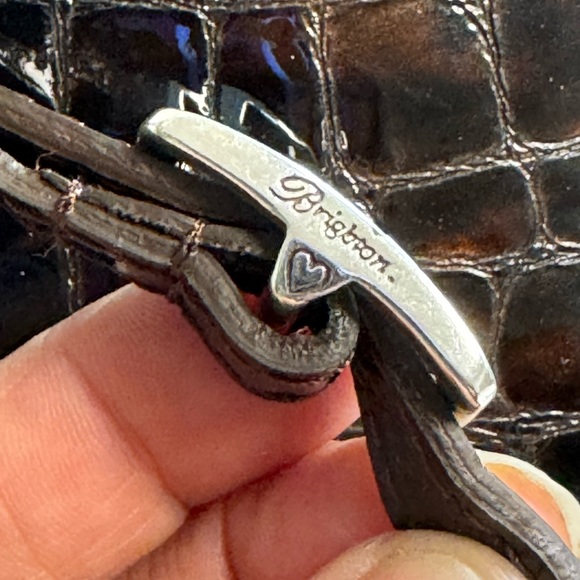 Brighton chocolate Patent Leather Wallet - Picture 13 of 15